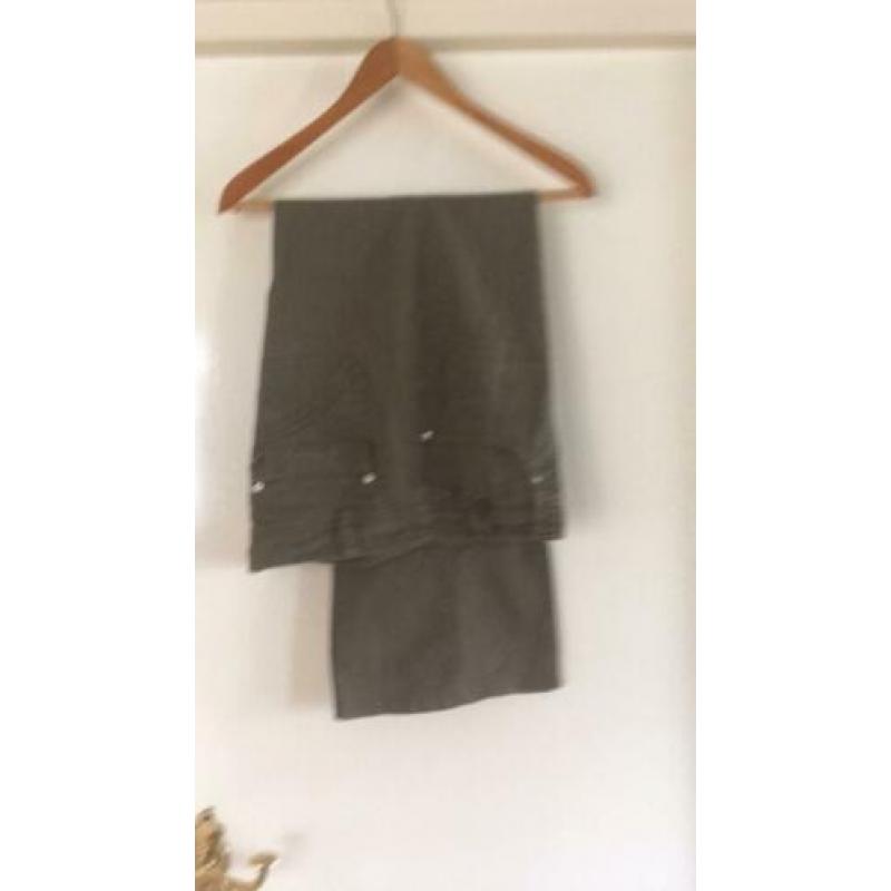 Cecil zgan Broek maat 34 Pantalon 42/44Bruin linnen