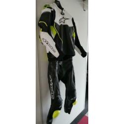Alpinestars atem 54, 2 delig leren motorpak