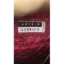 leren jack merk angelo litrico maat l