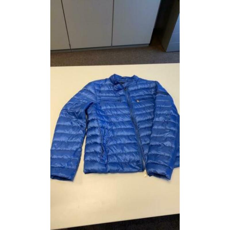 Prachtig donsjasje Peuterey Duplicity in helder blauw, maat