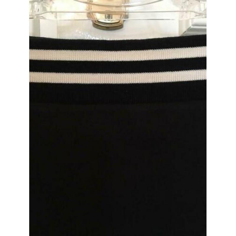 Tramontana leuke rok tricot band gestreept elastiek zwart M