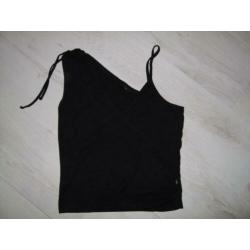 zgan zwarte top maat M van viscose van Wonder Woman