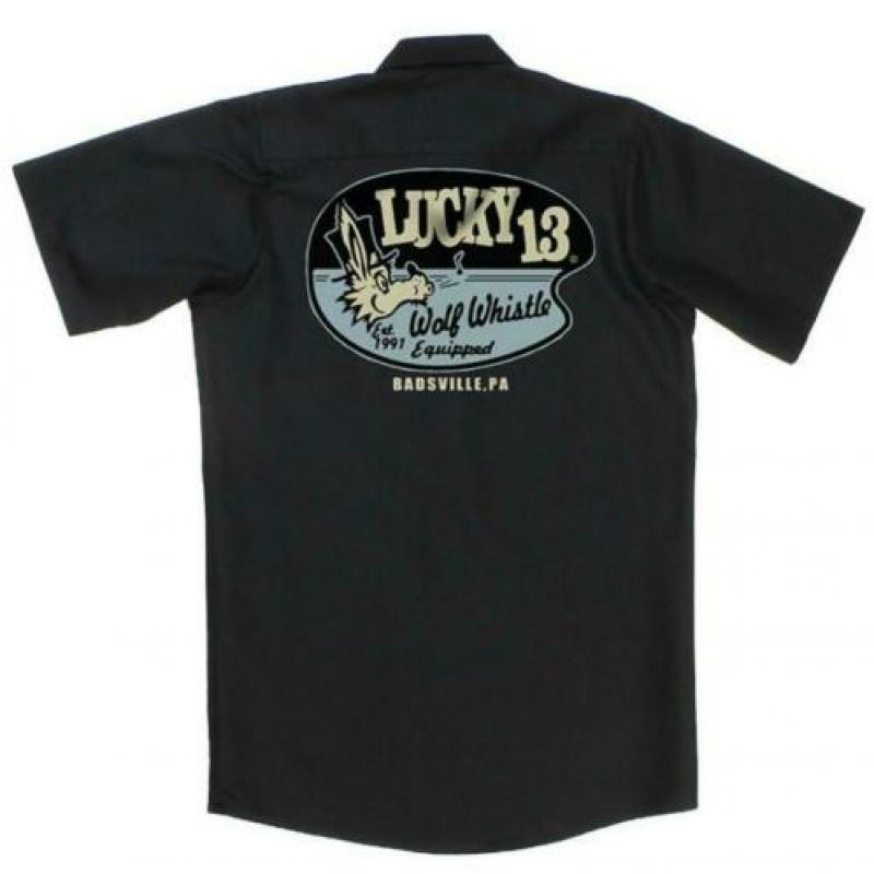 Lucky 13 workshirt wolf whistle rockabilly