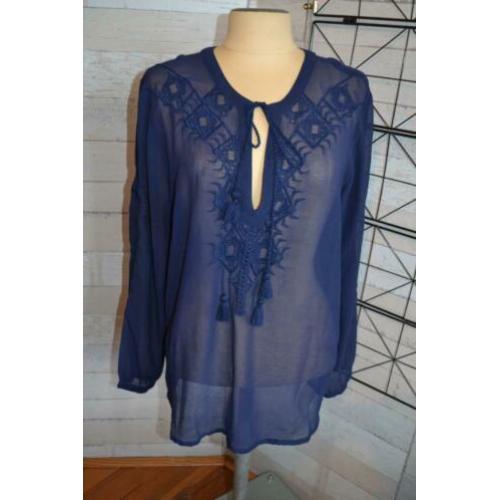 chiffon top van freequent in maat L. - nl13