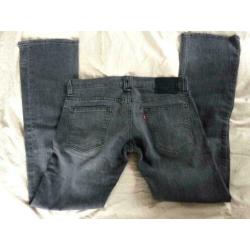 LEVI's jeans flared 597 grijs mt 31-32.