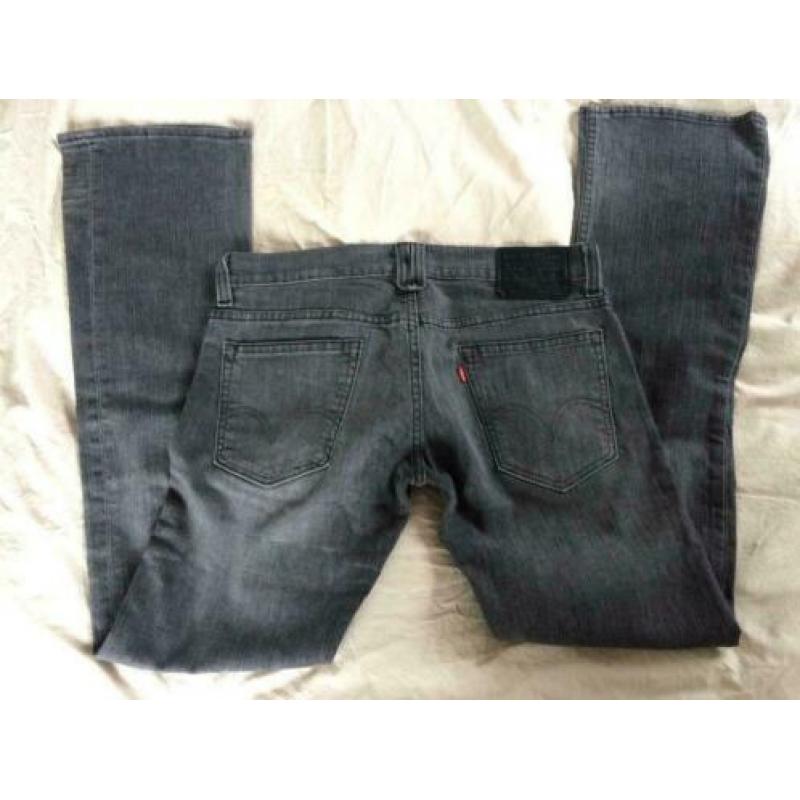 LEVI's jeans flared 597 grijs mt 31-32.
