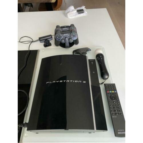 PlayStation 3 met veel toebehoren en enkele games