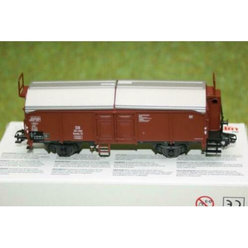 Märklin 00765-20 Schiebedachwagen Kmmks 51 met Remhuisje