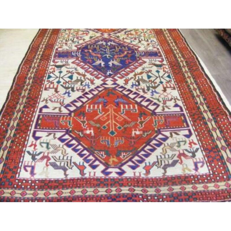 Handgeknoopt Oosters Tapijt/Loper Sumak Maat:1.08X3.28,cm
