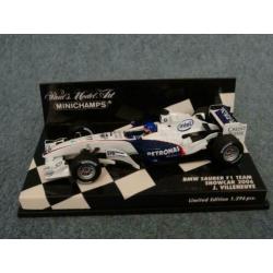 F1 BMW Sauber showcar 2006 Villeneuve 1:43 Minichamps