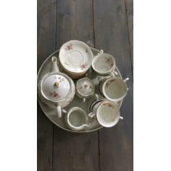 Antiek servies 12 delig