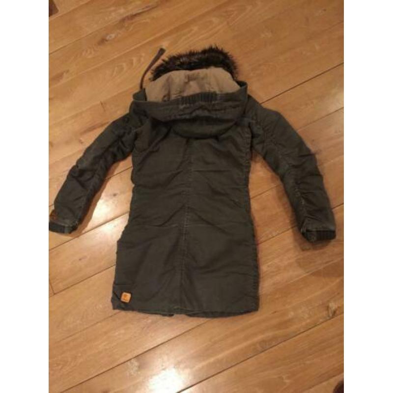 Groene winterjas (dames)