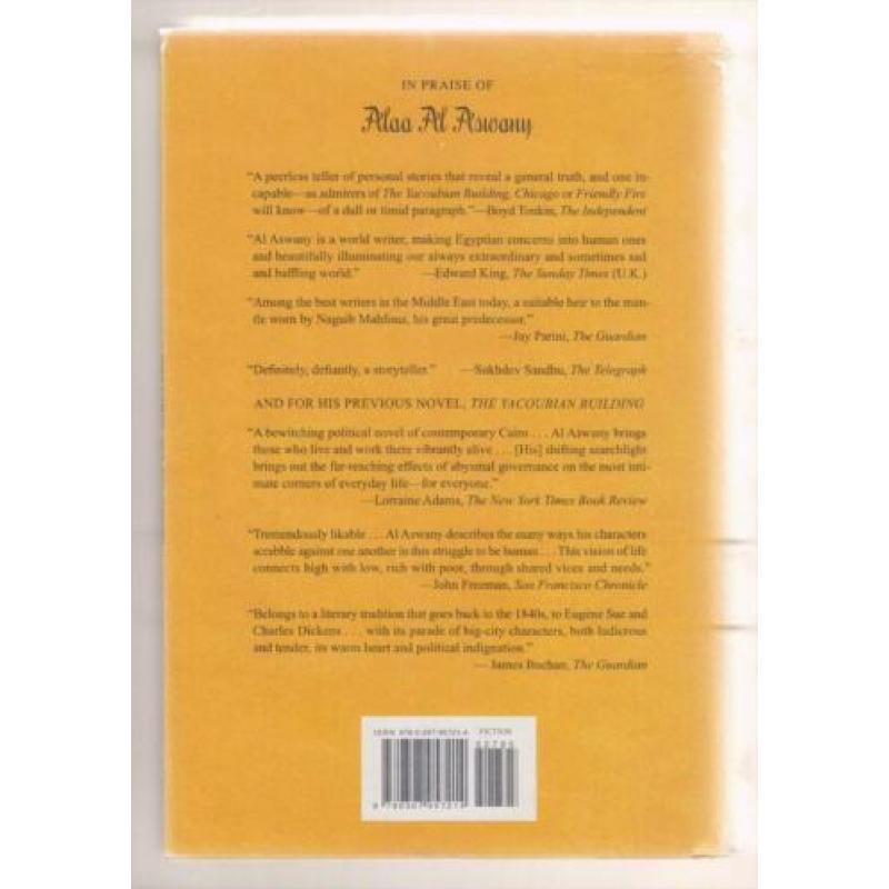 Al Aswany, Alaa - The automobile club of Egypt. A novel.