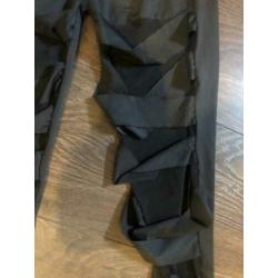 Als NIEUW: stoere punk, rocker legging ca maat 152
