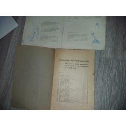 Vintage brocante boekjes spelen