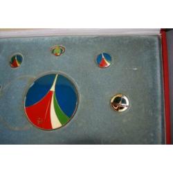 Ruimtevaart Sojoez 36? Interkosmos spelden set 1980