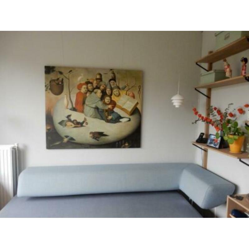 luxe replica op canvas Jeroen Bosch zangers & musici in ei
