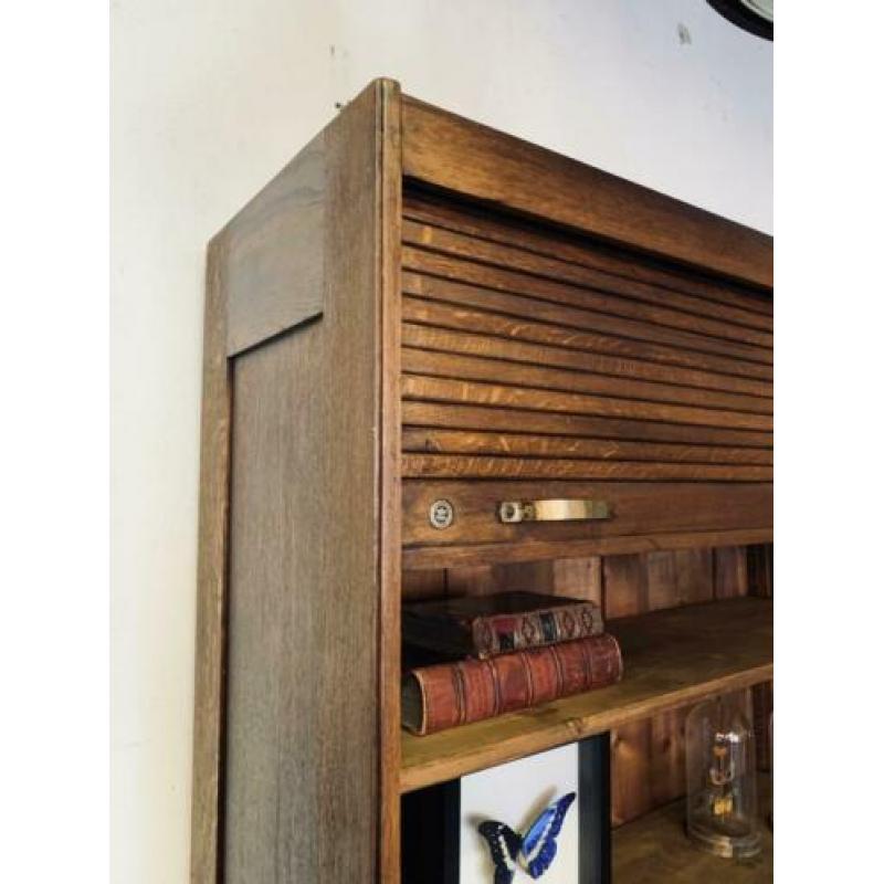 Friedrich Soennecken Archiefkast, roldeurkast eiken 237 cm!