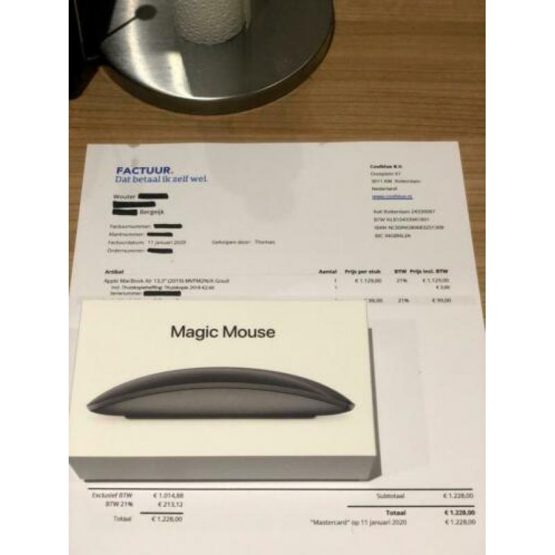 Apple Magic Mouse 2 Space Grey - ZGAN - Nieuw
