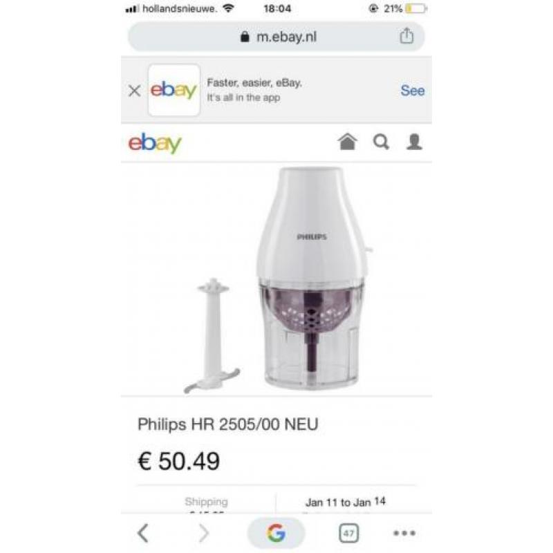 Philips onion chef chopper nieuw in de dos