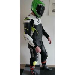 Alpinestars atem 54, 2 delig leren motorpak