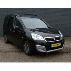 Peugeot Partner 1.2 Tepee 5PL 2017 Zwart 110pk Airco Navi