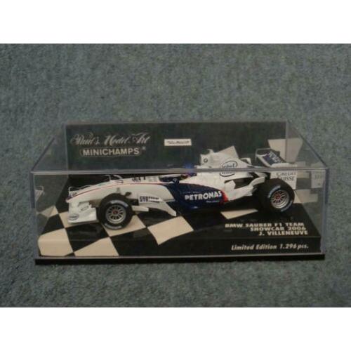 F1 BMW Sauber showcar 2006 Villeneuve 1:43 Minichamps