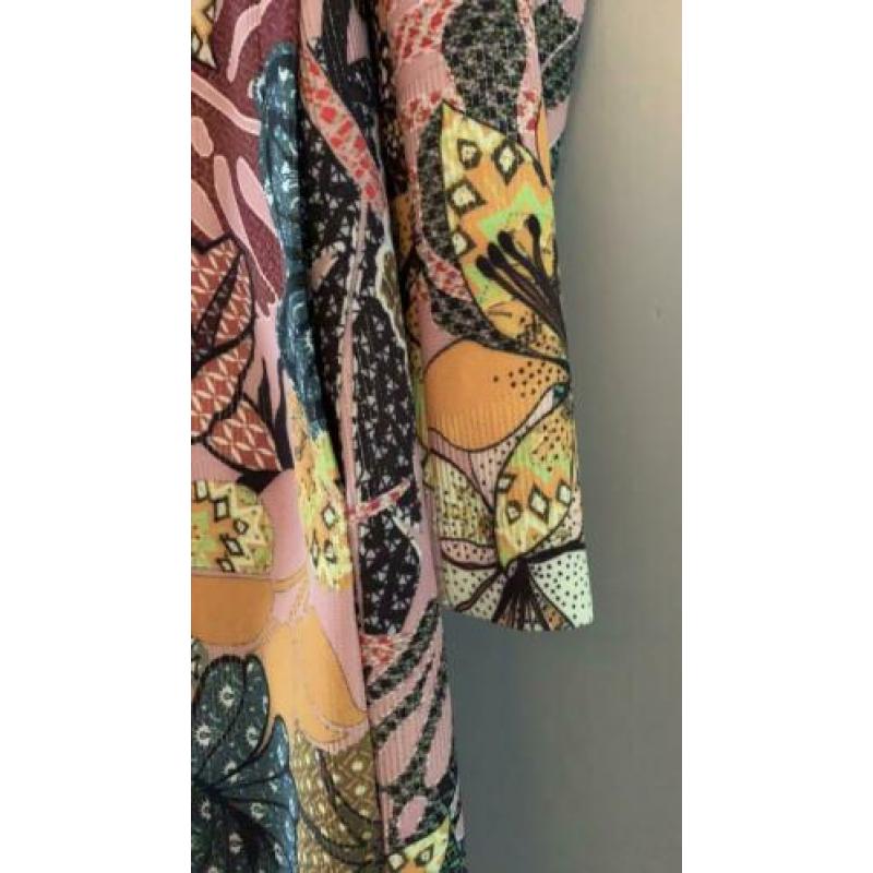 Kyra&ko mantel , prachtig kleuren maat 38 met kraag