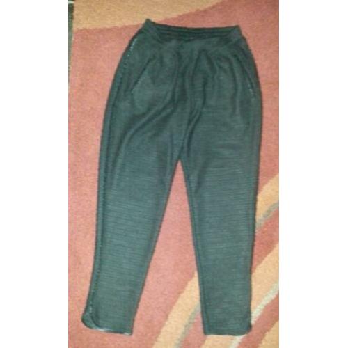 Zgan gebreide nette geklede zwarte H&M pofbroek+details S/M