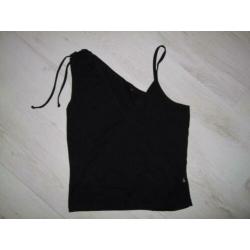 zgan zwarte top maat M van viscose van Wonder Woman