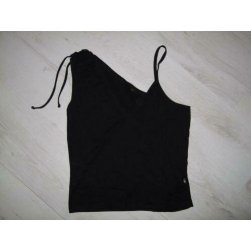 zgan zwarte top maat M van viscose van Wonder Woman
