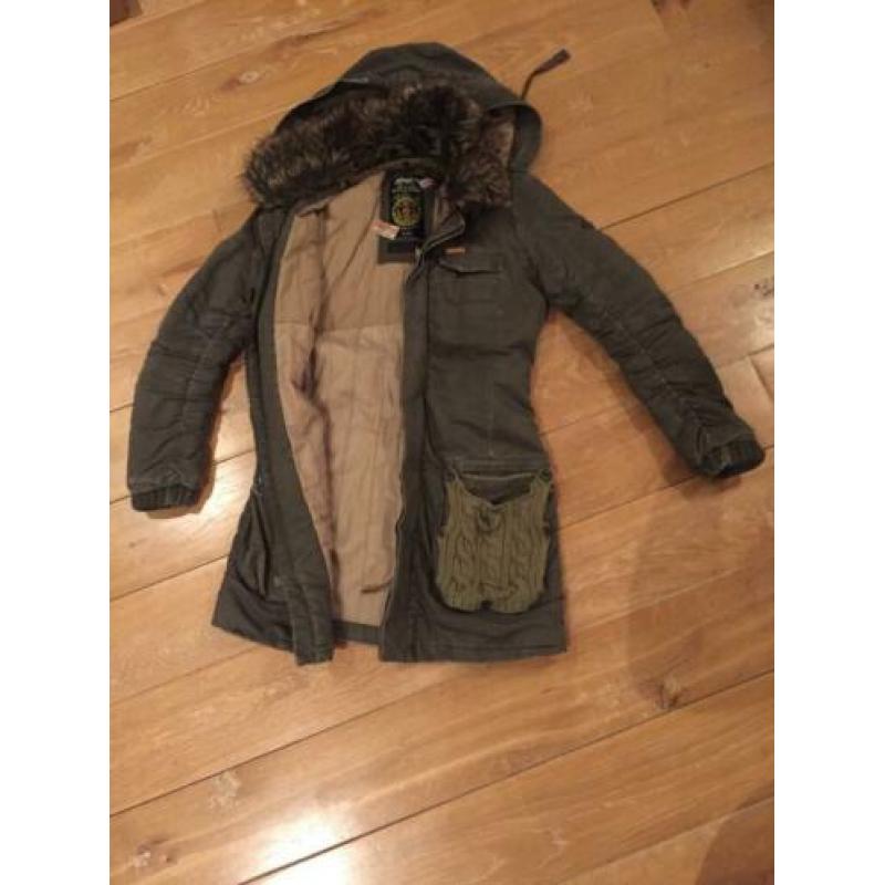 Groene winterjas (dames)
