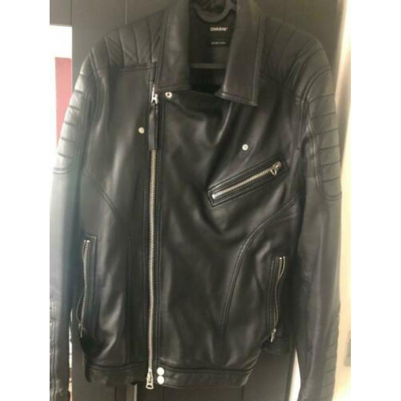 Chasin echt leren bikerjas (bikerjacket, canada goose, ETQ)