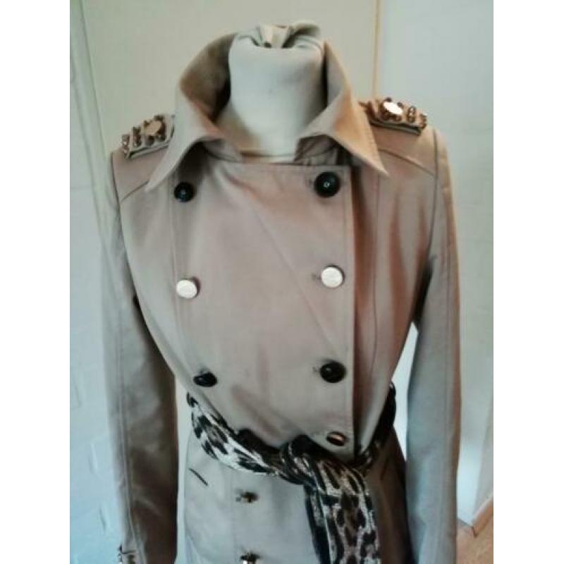 Leuke beige jas mt s/m