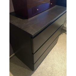 Ikea Malm ladekast - 3 lades