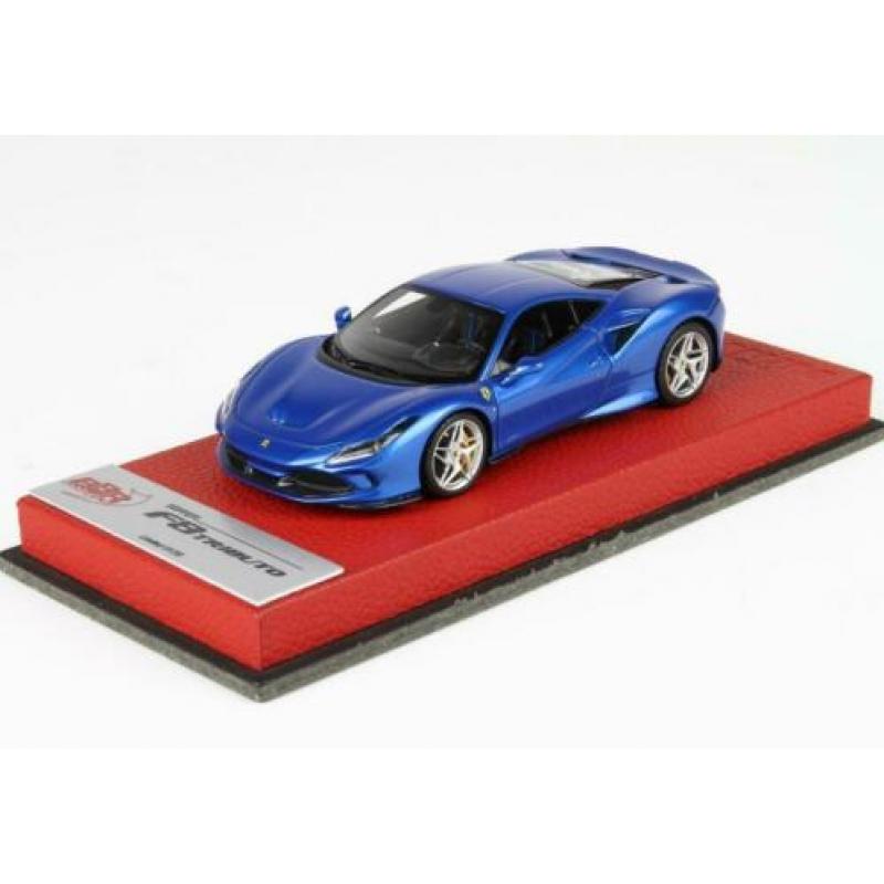 BBR Ferrari F8 Tributo Blauw Met. 2019 1:43 BBRC224BPRE