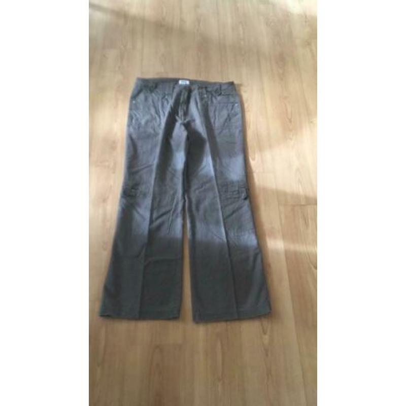 Cecil zgan Broek maat 34 Pantalon 42/44Bruin linnen