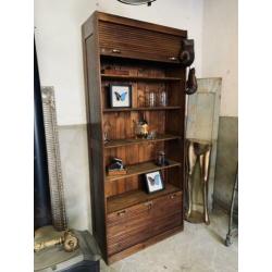 Friedrich Soennecken Archiefkast, roldeurkast eiken 237 cm!