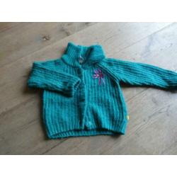 Vest met knopen (Babyface) maat 80 (meisje)