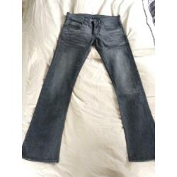 LEVI's jeans flared 597 grijs mt 31-32.