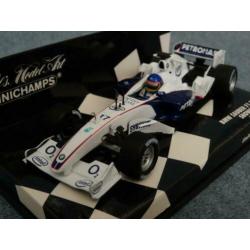 F1 BMW Sauber showcar 2006 Villeneuve 1:43 Minichamps