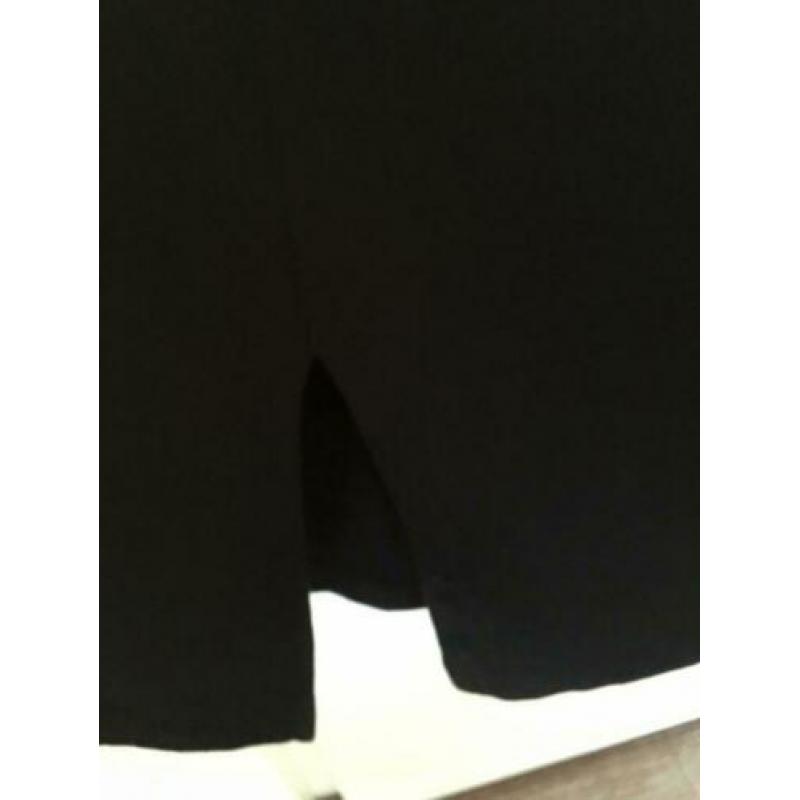 Tramontana leuke rok tricot band gestreept elastiek zwart M