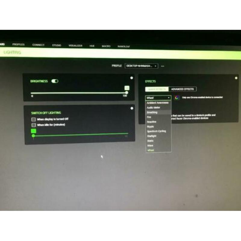 Razer blackwidow chroma elite V2 toetsenbord