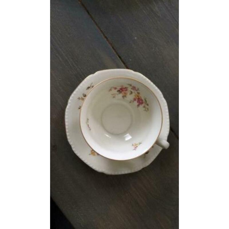 Antiek servies 12 delig