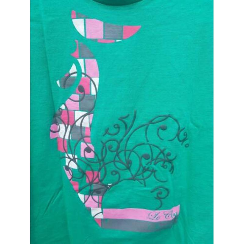 Groen le coq sportief t-shirt maat XL NIEUW