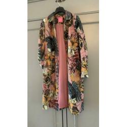 Kyra&ko mantel , prachtig kleuren maat 38 met kraag