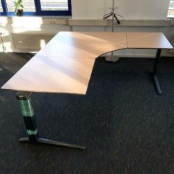 Ahrend hoekbureau links 200x180 cm trespa, KSB Breda BU572