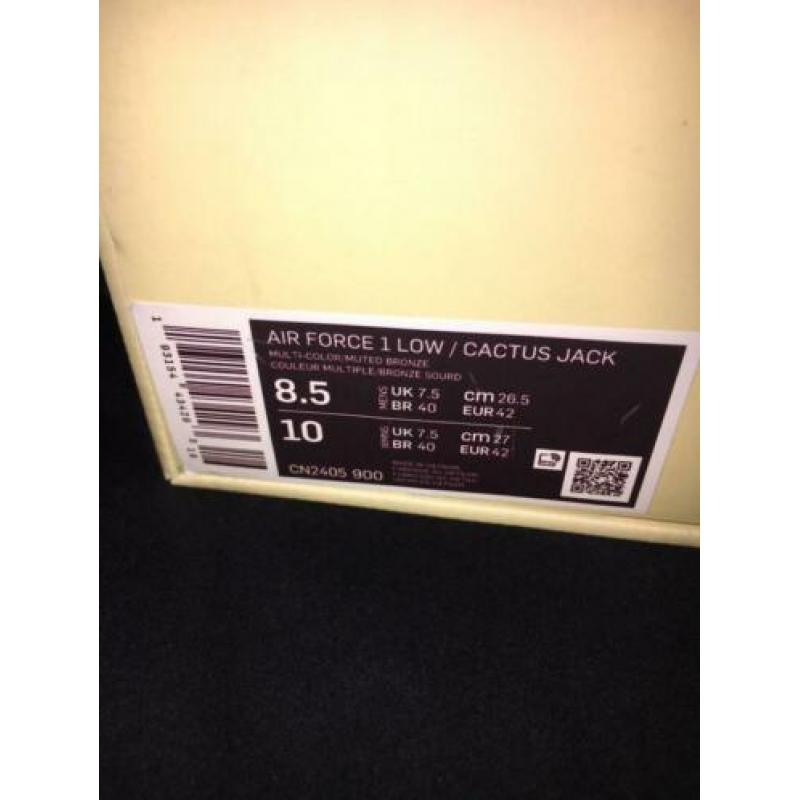 Nike Travis Scott Air Force 1 Cactus Jack (off white supreme