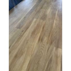 Magazijn Leegverkoop Grote eiken houten eettafel industrieel