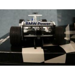 F1 BMW Sauber showcar 2006 Villeneuve 1:43 Minichamps